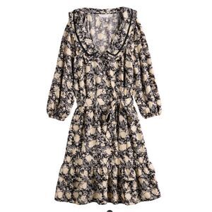 LC LAUREN CONRAD Ruffle Chifon Dress Size Medium